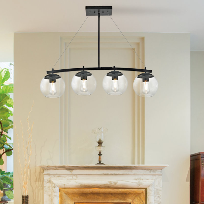 Thursa 4 - Light Kitchen Island Pendant, Dark Bronze