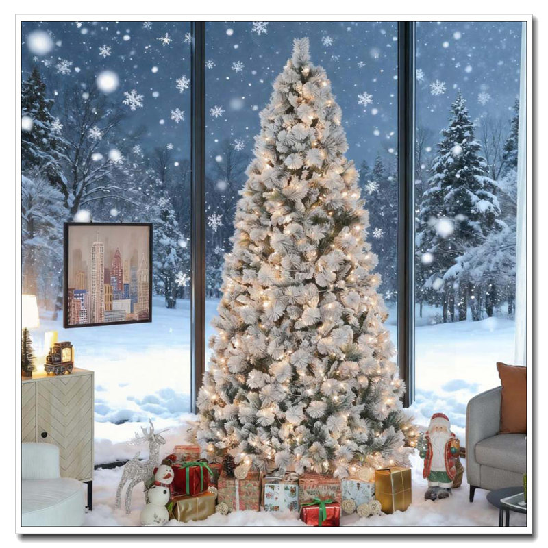 Arbre de Noël artificiel 9 pi avec 750 lumières claires