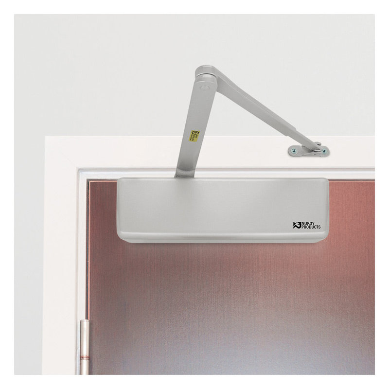 Ferme-porte, Aluminium