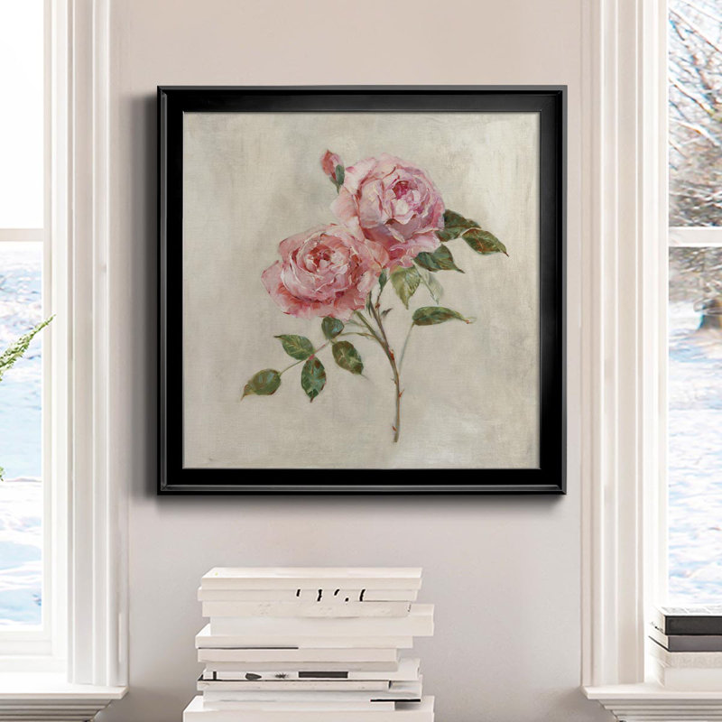 Botanical Beauties I - Cadre photo, reproduction d'art sur toile, H 30,5 po x l 30,5 po x P 1,5 po, Noir