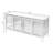 Stefanie Ribbed Glass Tv Stand