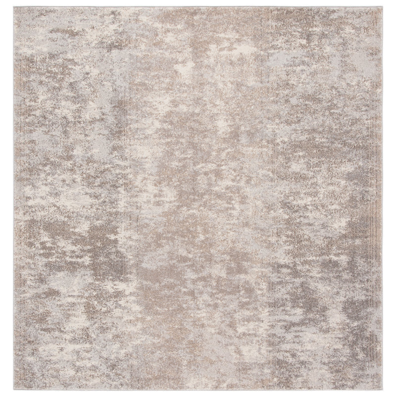 Abstract Area Rug, Square 201 cm