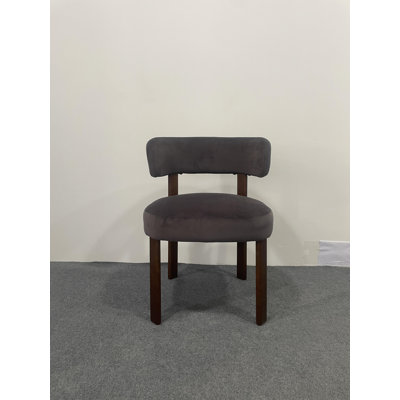 Upholstered Solid Wood Dining Chair Side Chair