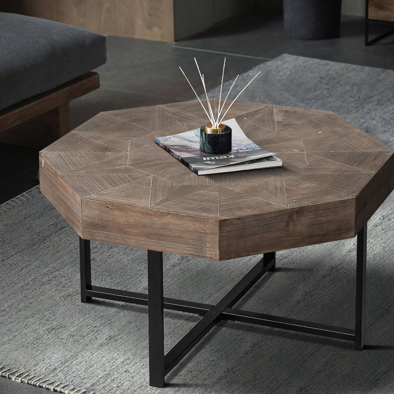 Plateau de table en bois 30 po, Brun antique