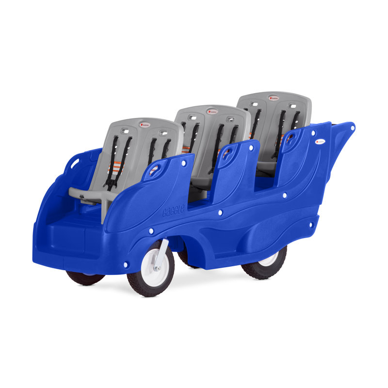 Gaggle Parade Multi-Child Buggy, Blue/Gray