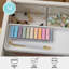 Thomas Martha Stewart Boîte de rangement empilable en plastique avec couvercles en plastique
