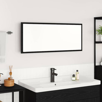 LED Bathroom Mirror Engineered Wood Washroom Wall Mirror Multi Colours