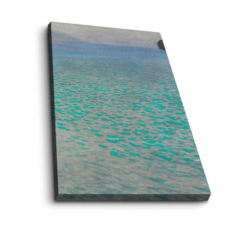 Océan sans cadre, peinture sur toile