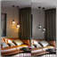 1-Light Matte Black Kitchen Island Pendant