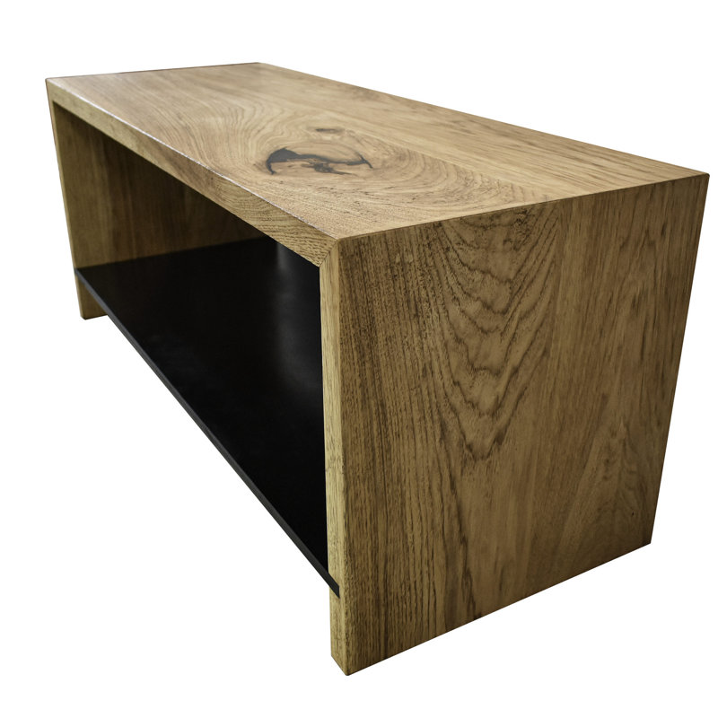 Fremont Solid Wood Storage Bench, Brown