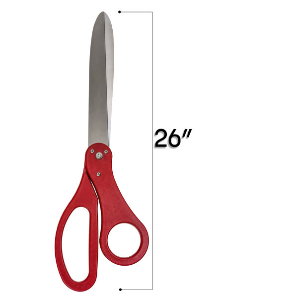 Ceremony Ribbon Cutting Prop Giant Scissors For Grand Opening Display 25  Red