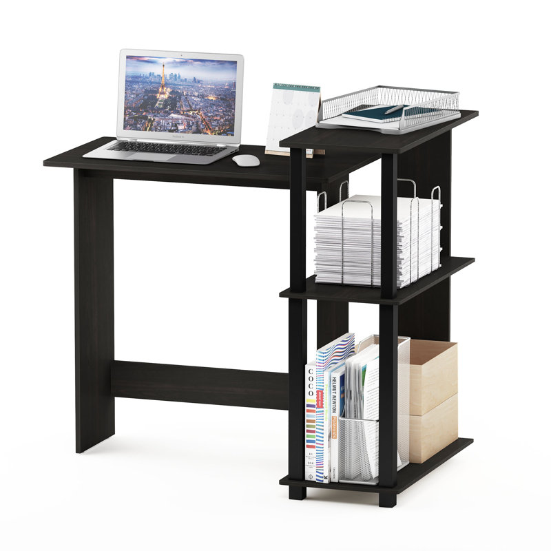 Bureau en coin Anselmo, Espresso / Noir