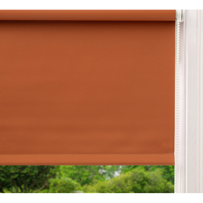 Roller Blind, 120cm W x 160cm L, Tomato Cream
