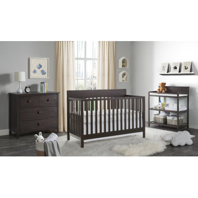 Lit de bébé convertible 4 en 1 Harper, certifié Greenguard Gold