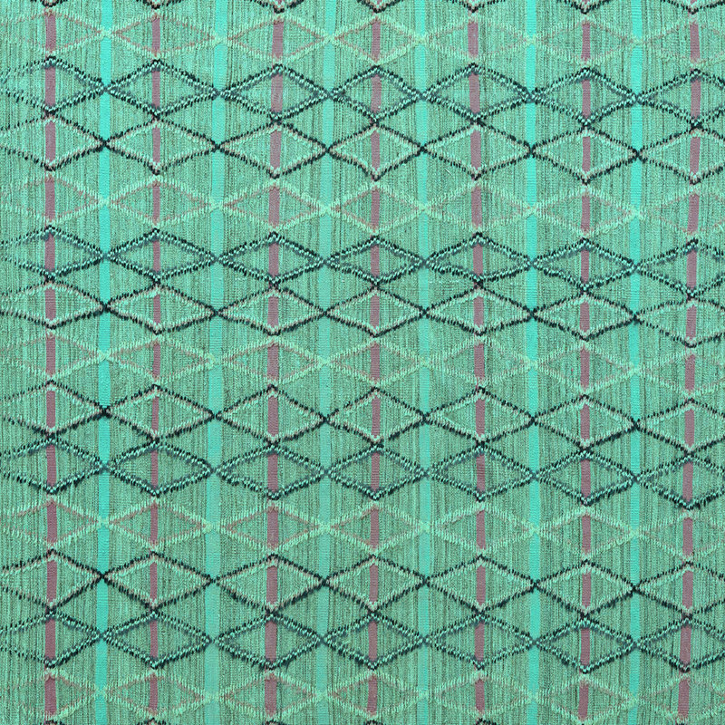 Washable Geometric Indoor Rug, Square 3'