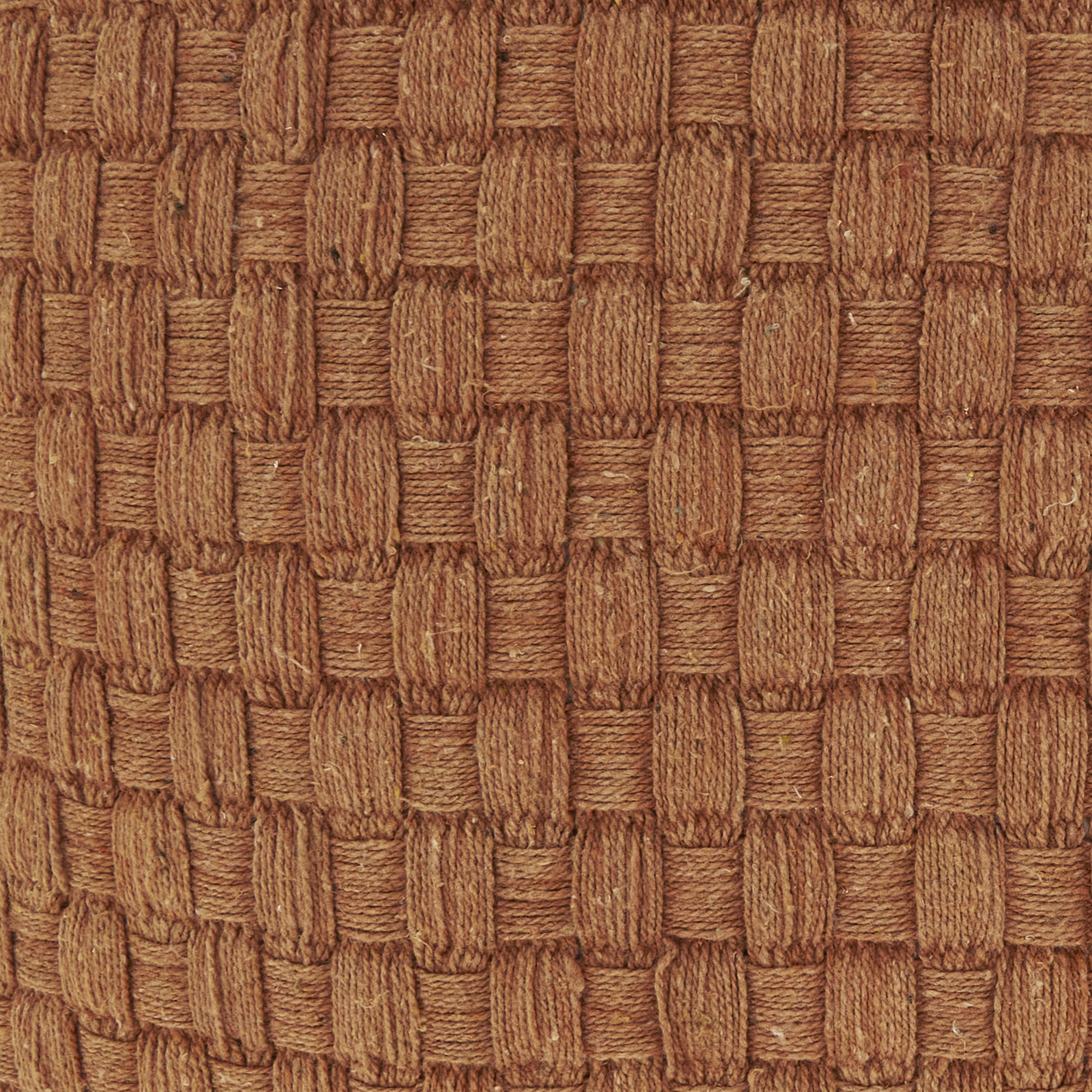 Textured Waffle Weave Pillow Cover, Orange, Duck Down