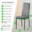 Tierra Modern Glass & Metal Extendable Dining Table Set & 6 Luxury Faux Leather Dining Chairs-581063835-550017899