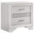 SantaAna 3-drawer Nightstand Bedside Table White-83603457