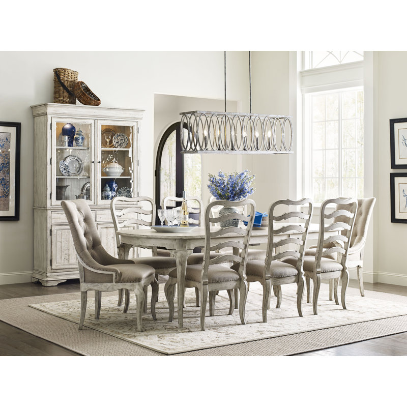 Chaise parsons rembourrée et capitonnée Shaylène