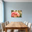 Plantes et fleurs, pivoines roses, imprimé floral-989085588