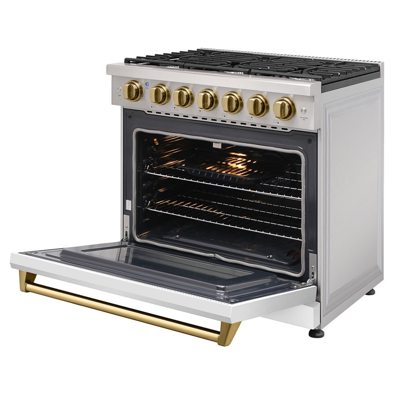 Poêle au gaz naturel autoportant de 6,0 pi³ Kostch, Blanc, Propane liquide, Bronze