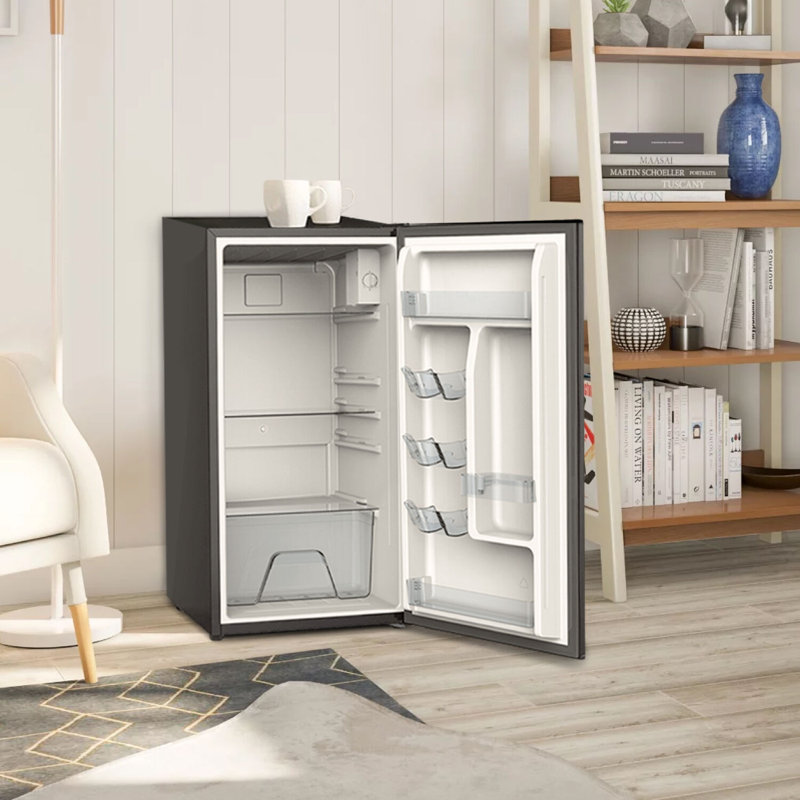 Magic Chef 3.2-cu. ft. Mini Fridge Small Compact All Refrigerator with No Freezer for Bedroom, Apartment, Dorm Room, Office