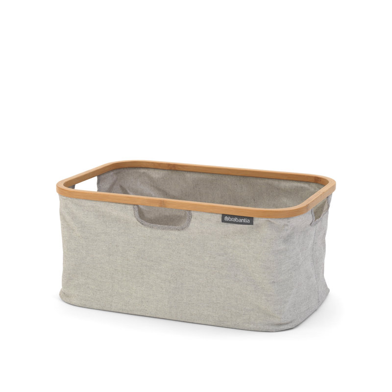 Brabantia 40 Litre Foldable Laundry Basket, Grey