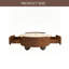 Table basse moderne moderne 35,43 po avec dessus en pierre naturelle et tiroirs de rangement pour le salon