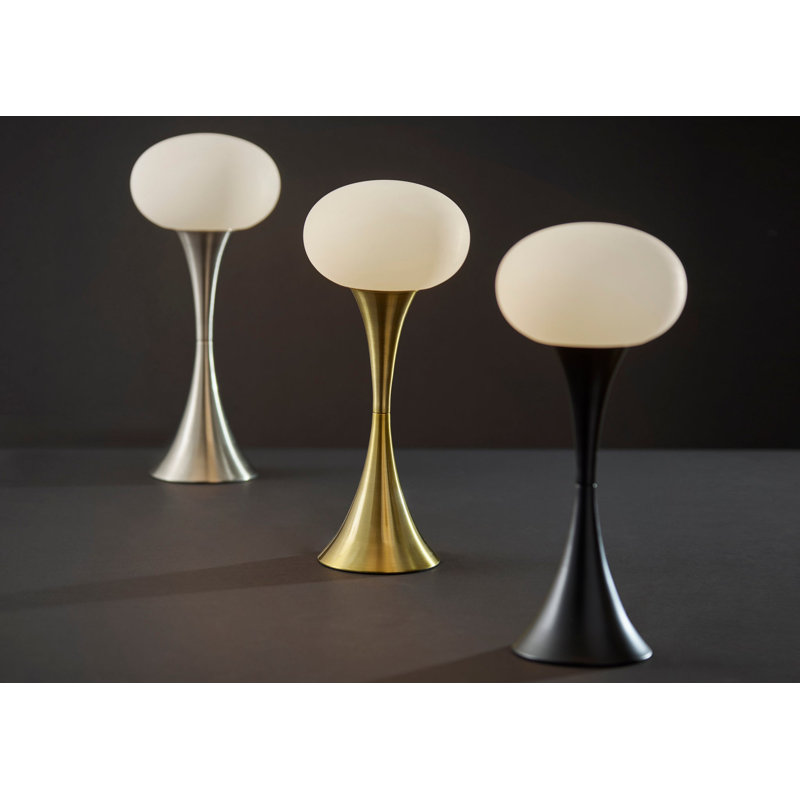 Lampe de table Otis, Nickel brossé