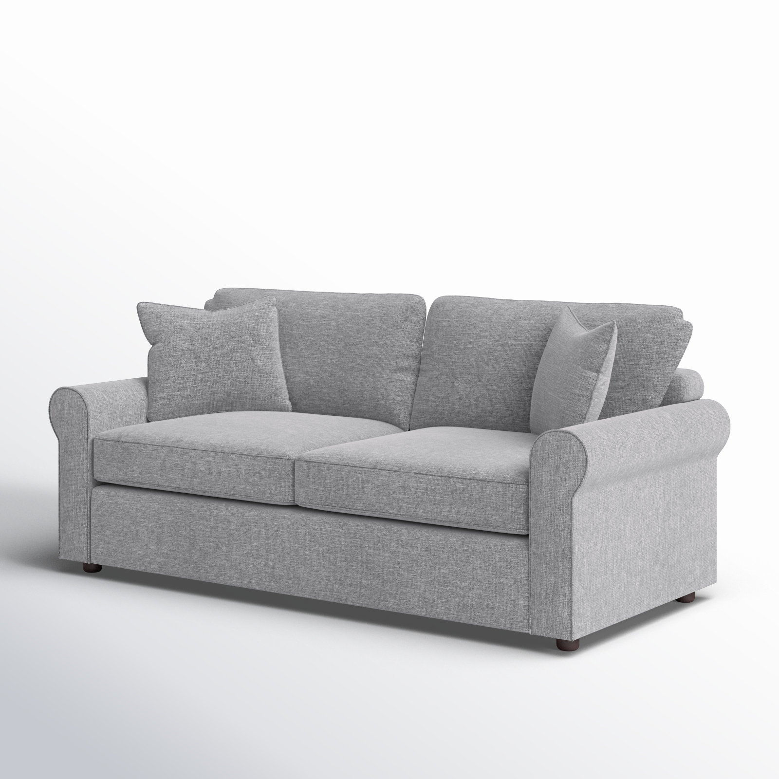 Warrington 82'' Upholstered Sofa, Zuma Pumice Textured Linen