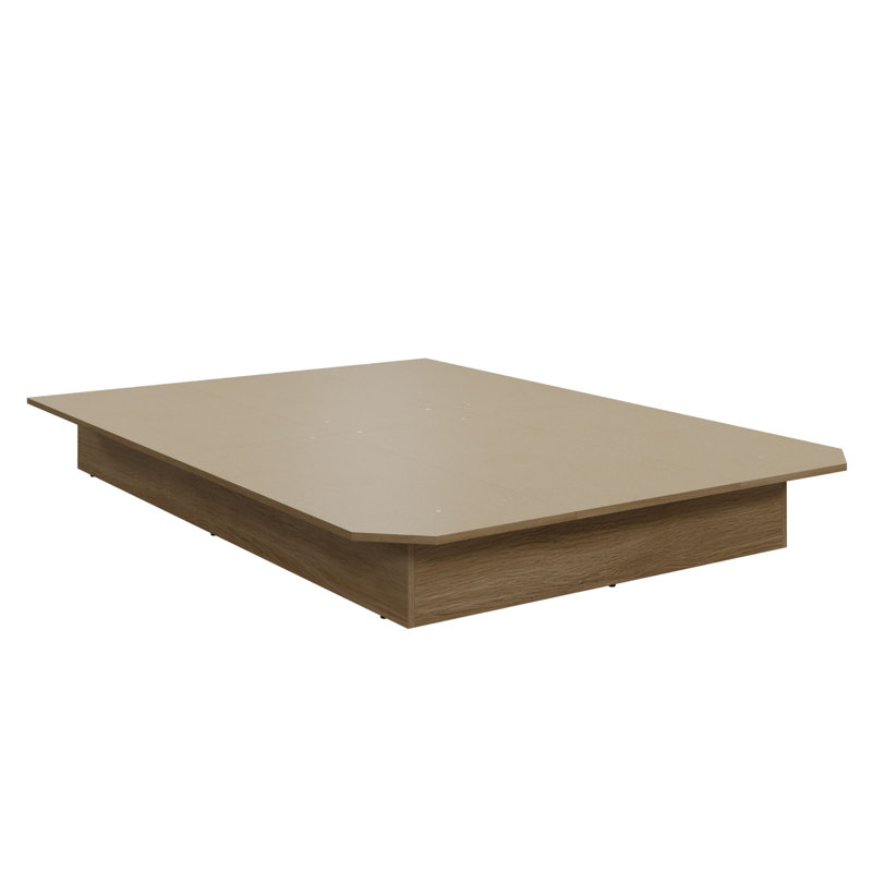 Suad Platform Bed - Easy Assembly, No Box Spring Required, Full, Brown