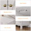 35" Shoe Cabinet with Doors 4-Tier Entryway Shoe Storage-2043762891