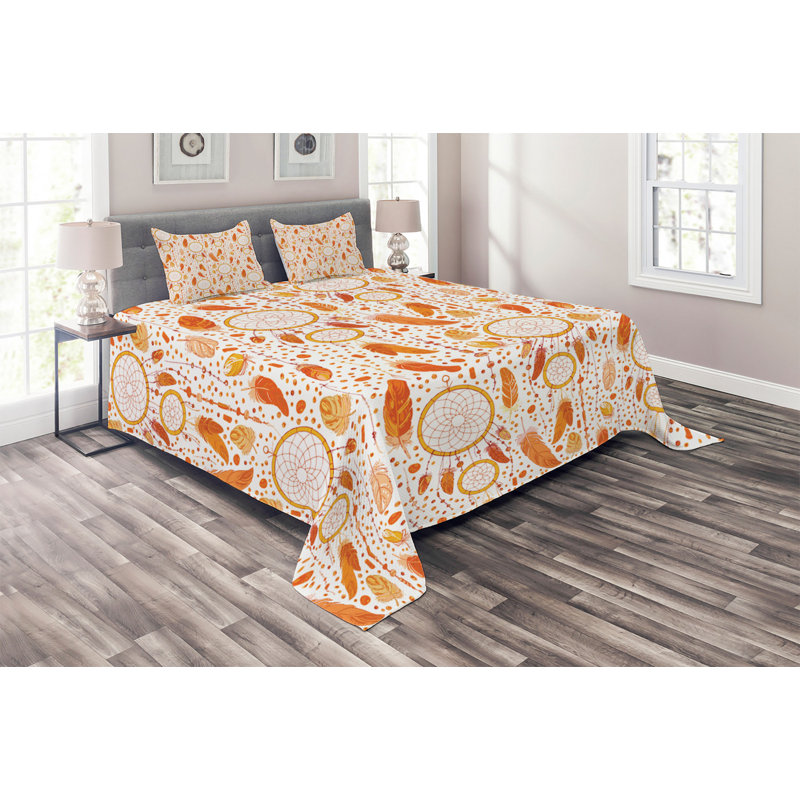 Coverlet, King Bedspread + 2 Shams