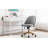 Gael Velvet Contemporary Swivel Armless Office Task Chair-422257860