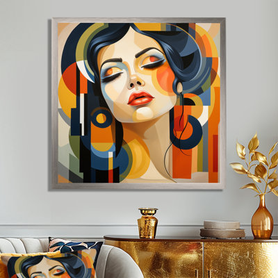 Art Decor, portrait de femme II sur toile