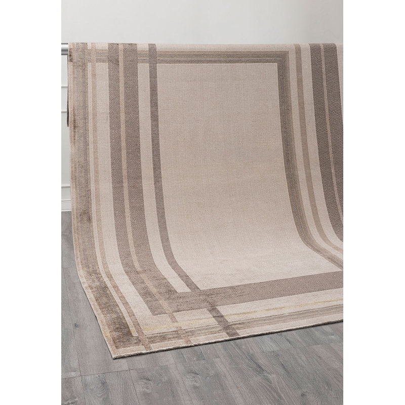 Arkoma Hand Loom Indoor / Outdoor Area Rug, Rectangle 5'3" x 7'6"