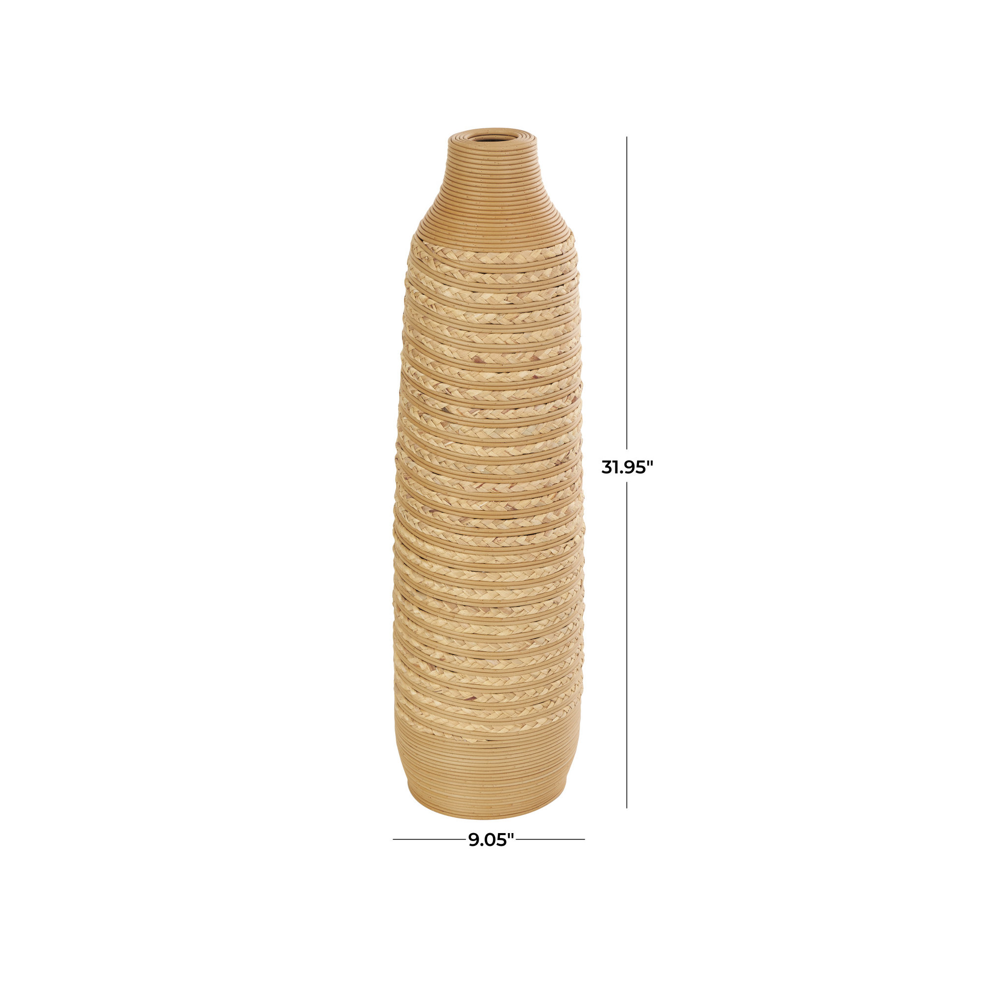 Wynda Handmade Seagrass Table Vase, Large