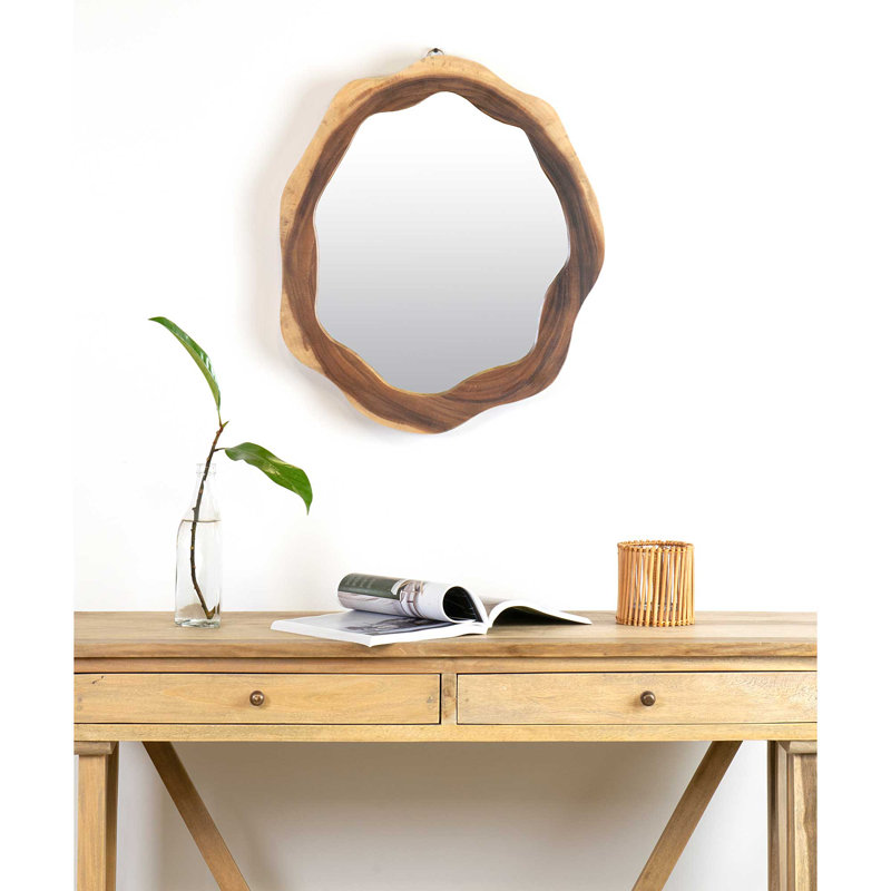 Miroir décoratif moderne et contemporain Alfie, 24 po x 22 po