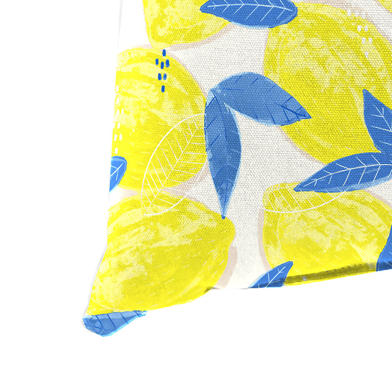 Sunbrella Outdoor Throw Pillow, Gray Damask