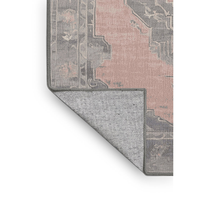 Tapis gris lavable à la machine, Tapis de couloir 2 pi x 4 pi