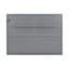 Lit escamotable double pleine grandeur, gris