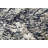 One-of-a-Kind 4' x 6'1" New Age Rectangle Silk and Wool Area Rug in Blue and Ivory