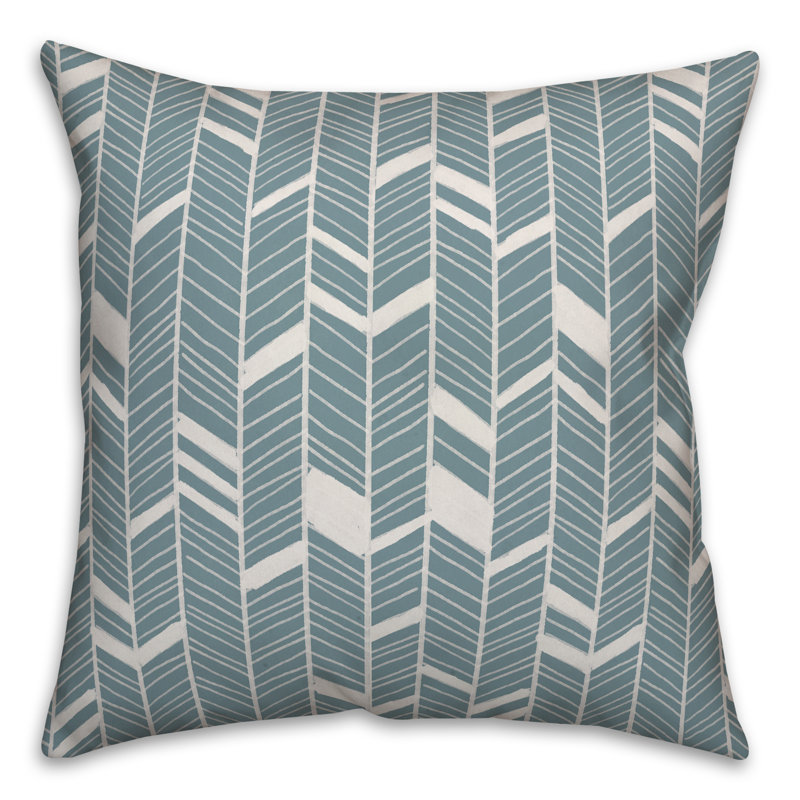  Throw Pillow, 16" x 16", Blue