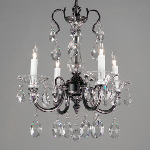 Via Lombardi 4 - Light Dimmable Classic / Traditional Chandelier