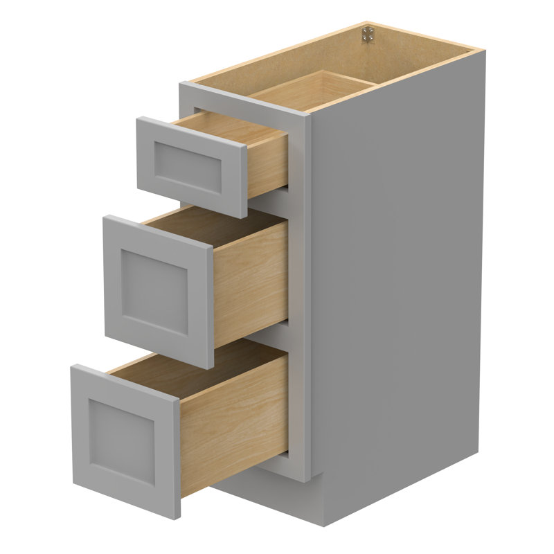 Base de meuble-lavabo 12 po seulement, gris
