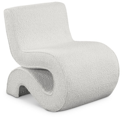 Desiree 22.5" Wide Boucle Fabric Accent Chair