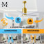 Patricia LED Downrod Ceiling Fan-439919628-486079860
