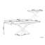 Rudchester Extendable Metal Base Dining Table