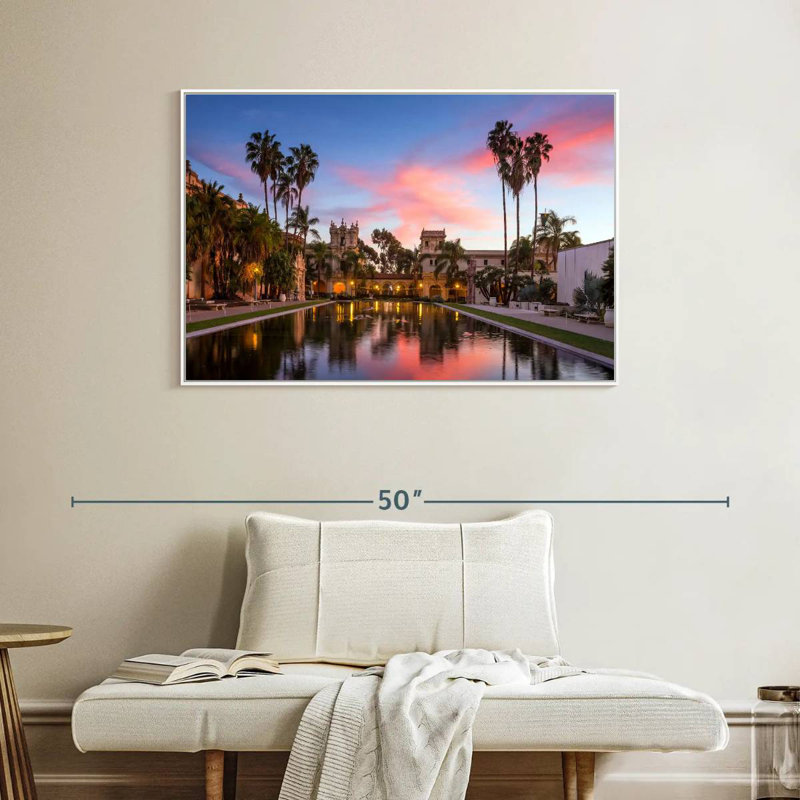 Casa De Balboa, Cadre flottant blanc, 40 po x 27 po