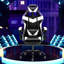 Fauteuil PC et de course avec repose-pieds-915734390